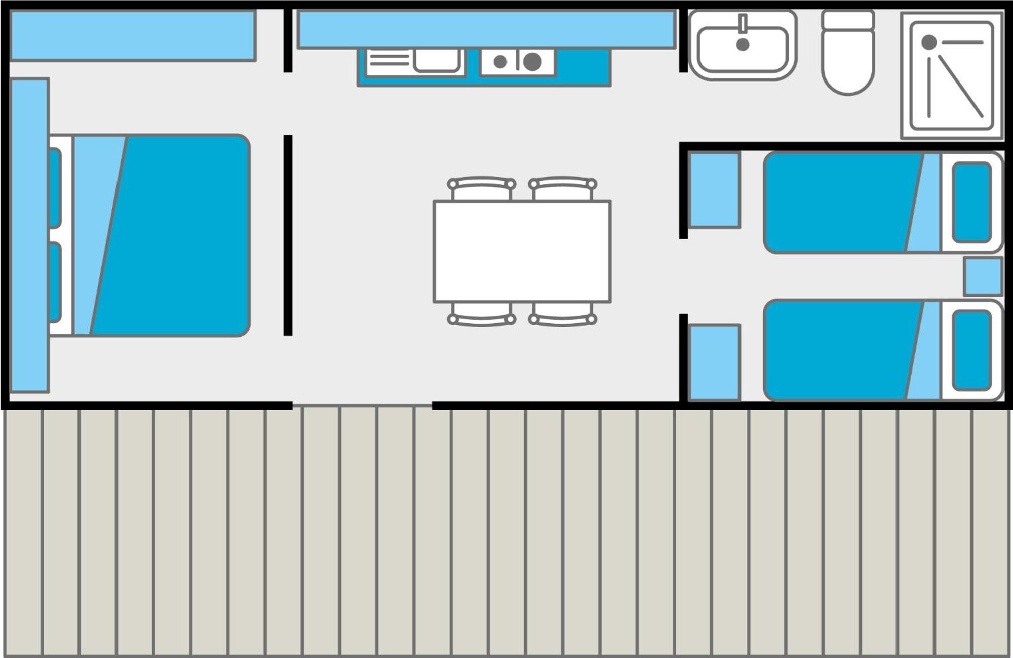 Two-Bedroom Mobile Home